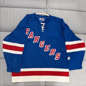 Starter NHL Large New York Rangers Eastern Conference Jersey